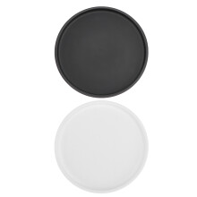 2 Unidades Tabuleiro De Cerâmica Para Suculentas ( Preto)