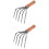 2Stk. Beach Rake Austern Krabbenrechen Robustes Strandwerkzeug 5