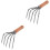 2Stk. Beach Rake Austern Krabbenrechen Robustes Strandwerkzeug 3