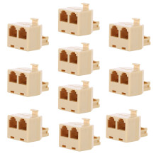20 RJ11 Buchsenverteiler Wandtrennstück Telefonstecker