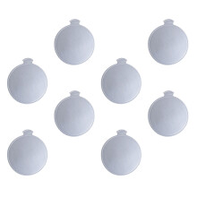 100 Stuks Zilveren Ronde Papieren Cake Ondergrond Mousse Mat
