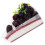 Realistische Cake Slice Fruitencake Driehoeksnede Decoratie 10