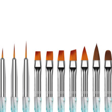 10 Unidades Para Unhas Pintura Manicure Degradê