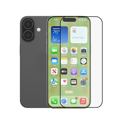 For Apple iPhone 17 Full Coverage Tempered Glass Screen Protector 2