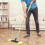Mop Stiel Ersatzgriff Bodenwischerstange Grün 3