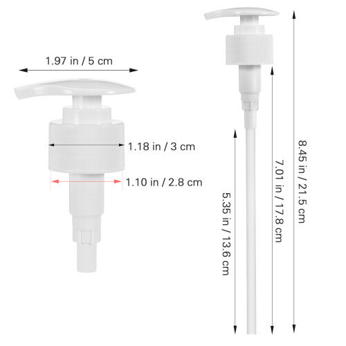 2 Pack Operated Press The Pump Replacement Head Heads 1