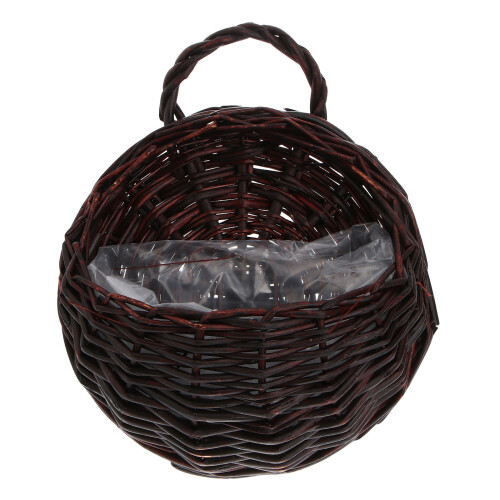 1Panier Décoratif Mural En Bambou , , Parfait Pour