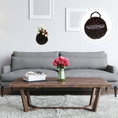 1Panier Décoratif Mural En Bambou , , Parfait Pour 2