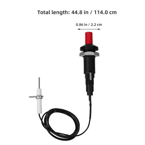 2Stk Push Button Keramikzünder Für Gasherd Bbq Camping 2