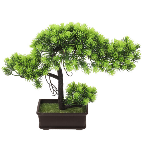 Árvore Bonsai Artificial Vaso Decoração De Planta