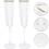 2Pcs Taças Clássicas Para Champanhe E Vinho De Cristal 4