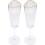 2Pcs Taças Clássicas Para Champanhe E Vinho De Cristal 8