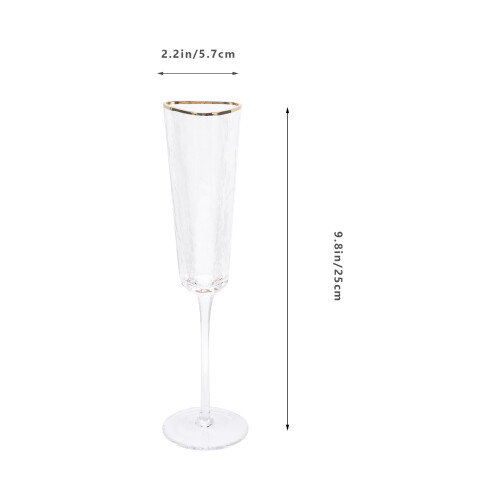 2Pcs Taças Clássicas Para Champanhe E Vinho De Cristal 1