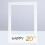 Happy 20Th Diy Papier Bilderrahmen Requisiten 5