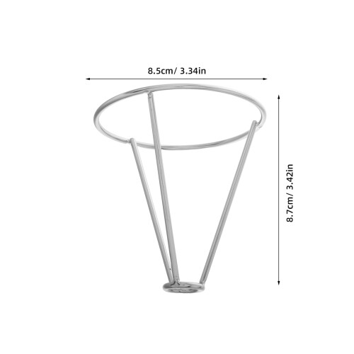 Metalldreieck Avocado Samenhalter Mit Ringstruktur Für 1