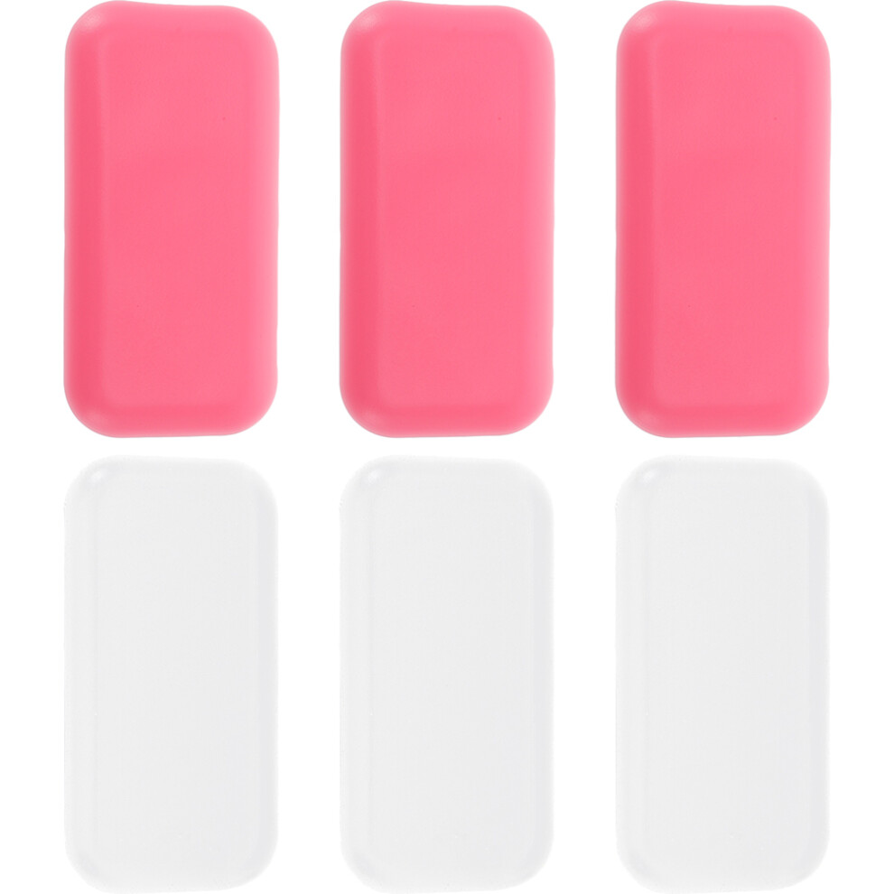 Iplusmile 6Pcs Reusable Silicone Eyelash Pads False Lash Grafting Tools Assorted