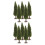 40 Pcs Simulation Pine Tree Model Mini Landscape Diy Sand Table 1