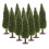 40 Pcs Simulation Pine Tree Model Mini Landscape Diy Sand Table 3