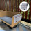 1 Stuks Felt Opbergzak Bedhoofd Capaciteit Grijs 5