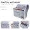 1 Stuks Felt Opbergzak Bedhoofd Capaciteit Grijs 9