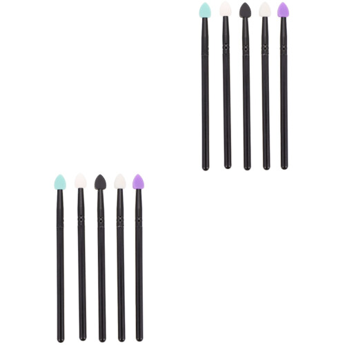10 Silikon Lidschattenpinsel Für Professionelles Make-up 2