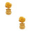 2 Kristall Glückswunschbaum Golden 9