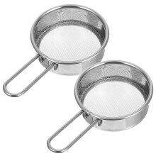 4 Mini Mehlsieb 40er Mesh Für Puderzucker Matcha