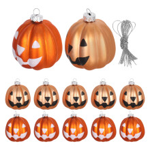 60 Halloween Hängende Kürbis Ornamente Für Baum Partyzubehör