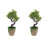 2 Unidades Árvore De Bonsai Artificial Vaso Planta 11