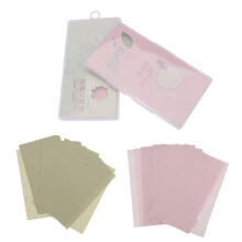 2 Stuks Olieabsorberend Papier Gezichtsdoekjes
