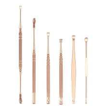 6St./Set Ohrwachs Entferner Aus , Curette, Ohrenreinigung