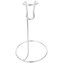 3Stk Ei-Schneebesen Halter Milchaufschäumer Ablage Silber