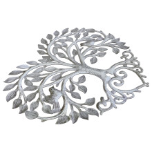 5Stk Herz Metall Wandkunst Garten Hängendes Ornament