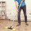 Mop Stiel Ersatzgriff Bodenwischerstange Grün 3