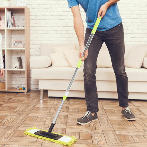 Mop Stiel Ersatzgriff Bodenwischerstange Grün 2