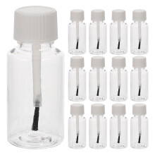 20Stück 20Ml Nachfüllbare Kunststoff Nagellackflaschen Mit