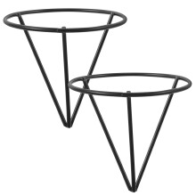 8 Unidades Soporte Triangular Hidropónico Para Mason Ancha