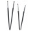 4Pcs Eyeliner Brush Applicators For Women Precision Makeup Tool Set 5