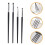 4Pcs Eyeliner Brush Applicators For Women Precision Makeup Tool Set 11