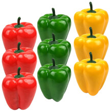 9St Levensechte Paprika Modellen Voor Fotografie En Display