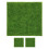 3 Unidades Verde Artificial Césped Plástico Micro Paisaje 9