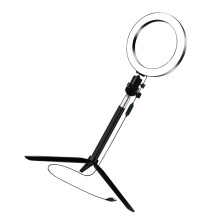 Juego LED Anillo 20Cm Para Teléfono Telescópico Negro