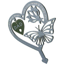 Memory Metal Stake Para Cementerio Decoración Memorial Patio
