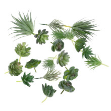 20 Pcs Mini Succulent Bonsai Office Succulents Artificial Fake Small