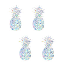 Car Window Decals Pineapple Shaped Pvc 4 Sheets
