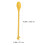4Pcs Colored Food Spoons Palm Shaped Coffee Dessert Tableware 2