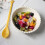 4Pcs Colored Food Spoons Palm Shaped Coffee Dessert Tableware 5
