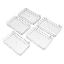 5St Draagbare Eyeshadow Box Plastic Case Voor Cosmetica Opbergen
