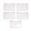 5St Transparant Plastic Blusher Box Set Draagbaar Make-Up Organizer 2