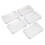 5St Transparant Plastic Blusher Box Set Draagbaar Make-Up Organizer 5